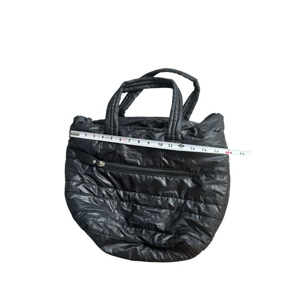 SONDRA ROBERTS Black Puffer Shoulder Tote Bag - Picture 6 of 10